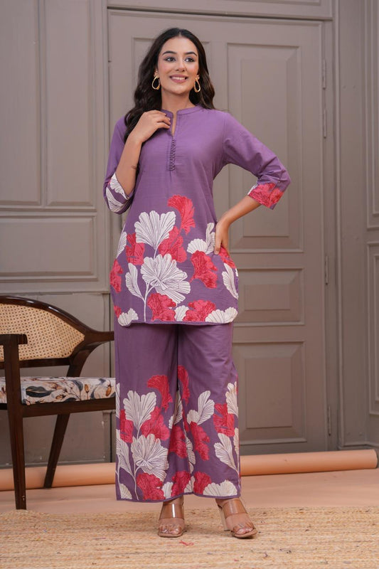 Cotton Printed Co-Ord Set