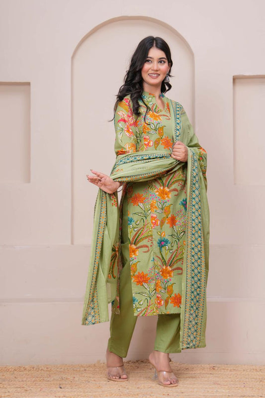 Cotton Printed Suit Set