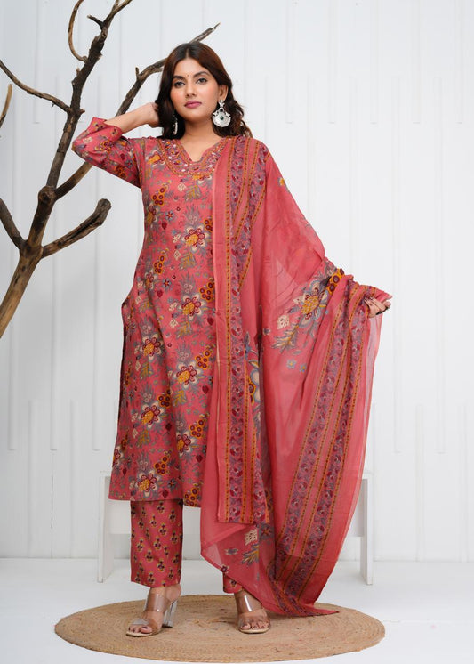 Cotton Printed Suit Set